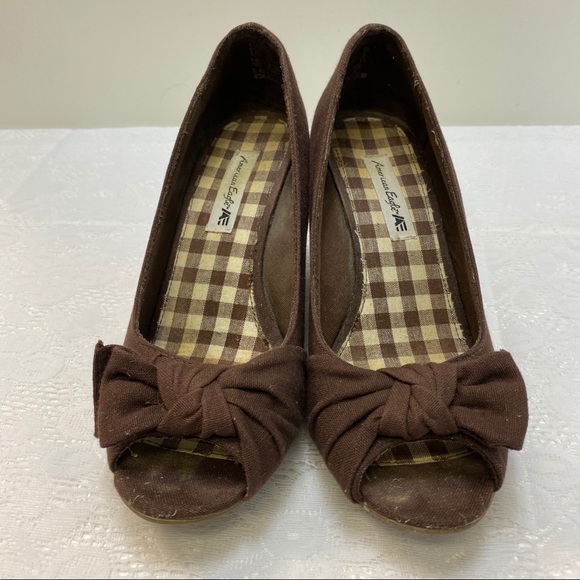 American Eagle Women’s Shoes 7 Casual Heels Work Wear - Picture 2 of 10